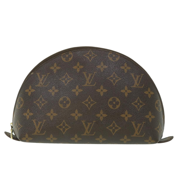 LOUIS VUITTON Monogram Trousse Demi Ronde Cosmetic Pouch M47520 LV Auth yk8915 - Picture 13 of 16